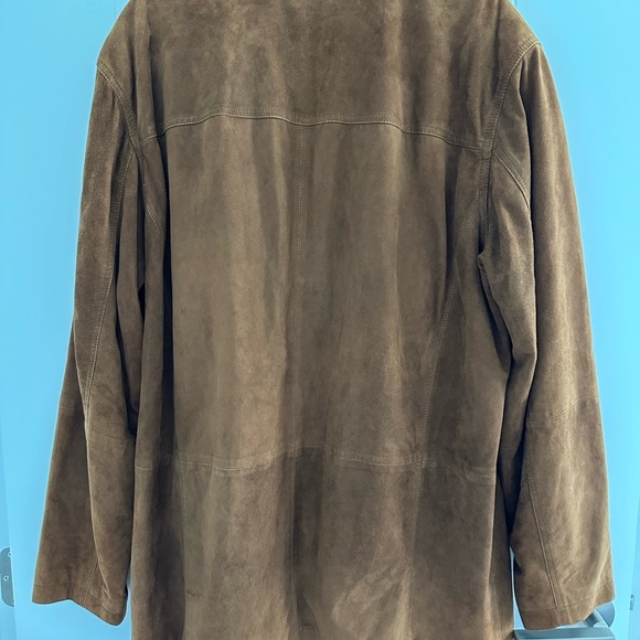 Jos. A. Bank Brown Goat Suede Elegant men’s jacket size L - Picture 2 of 8